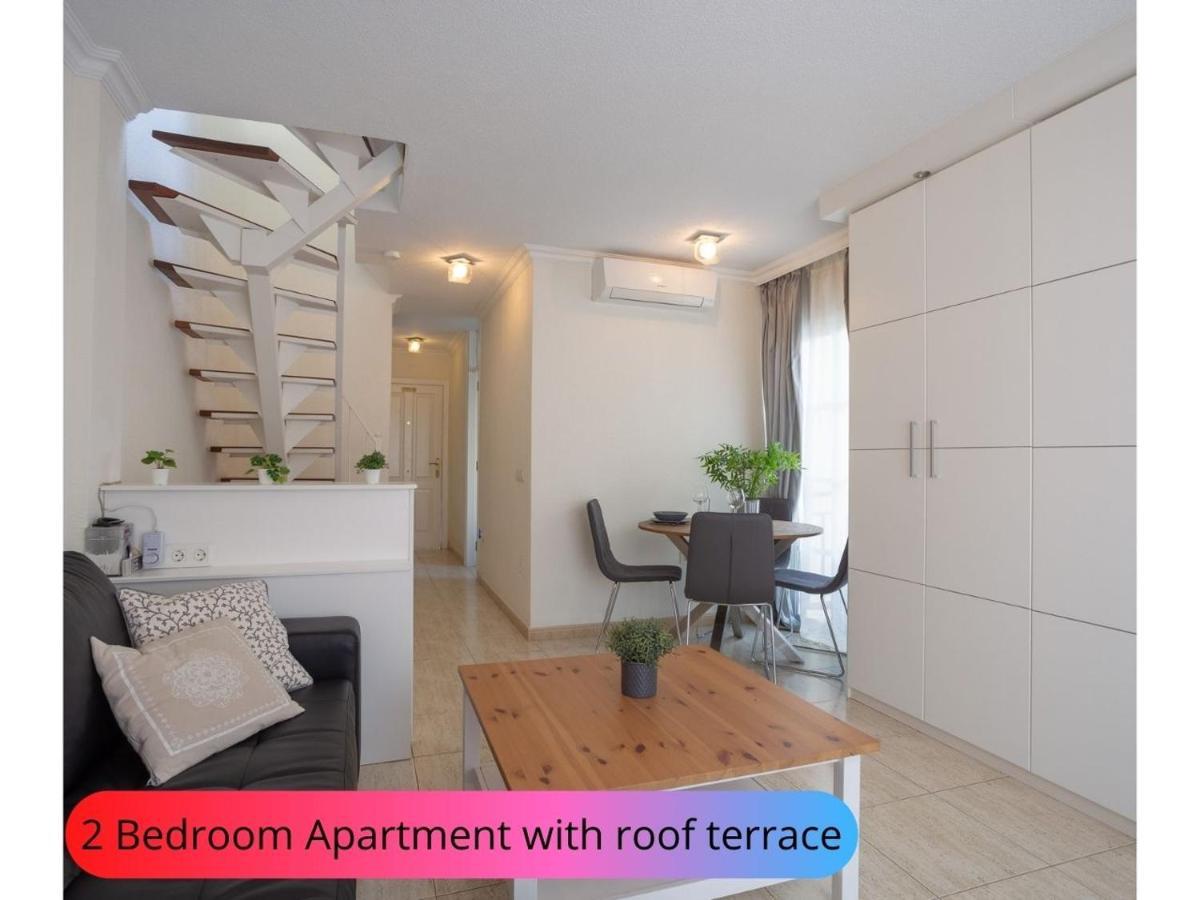 Desirable Rooftop Terrace , 2 Bedroom Apartment With Wifi In Costa Adeje Callao Salvaje Exterior foto