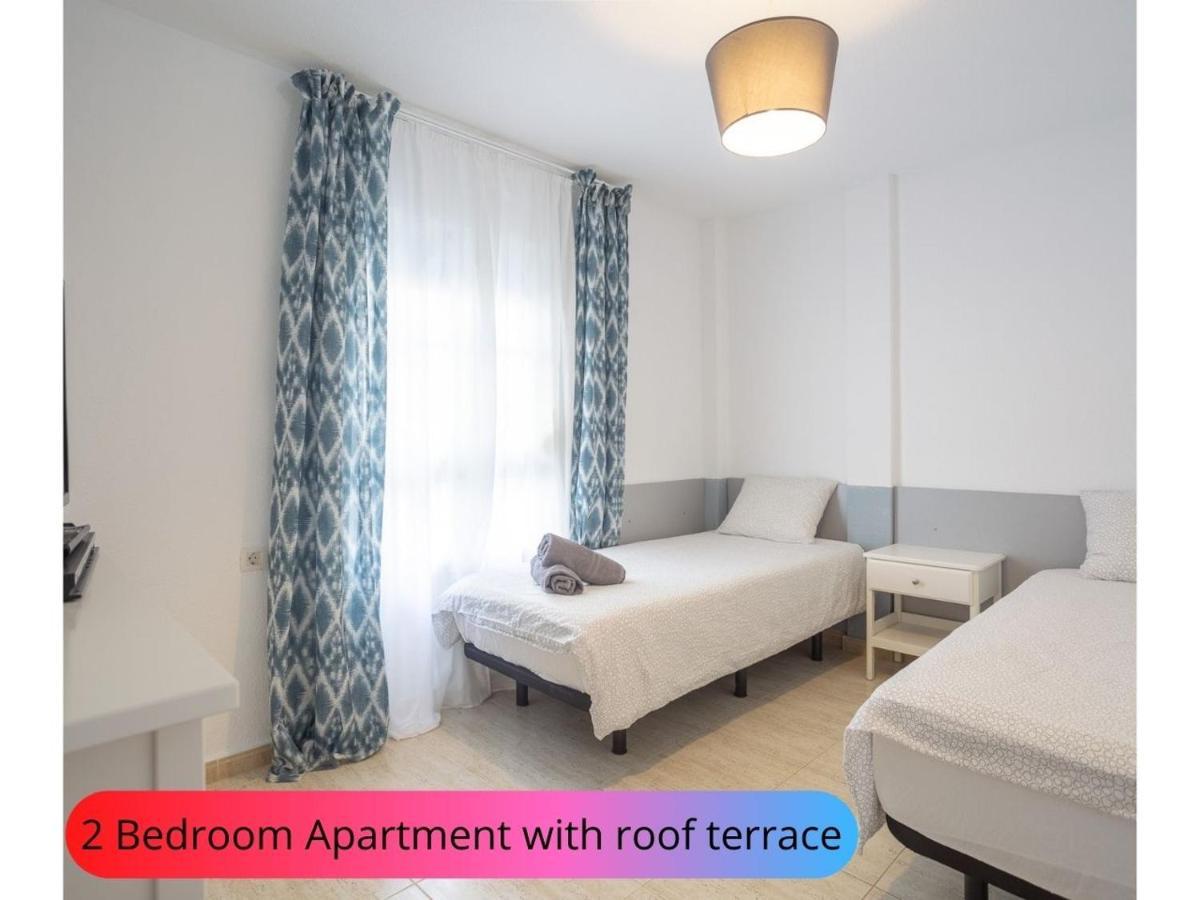 Desirable Rooftop Terrace , 2 Bedroom Apartment With Wifi In Costa Adeje Callao Salvaje Exterior foto